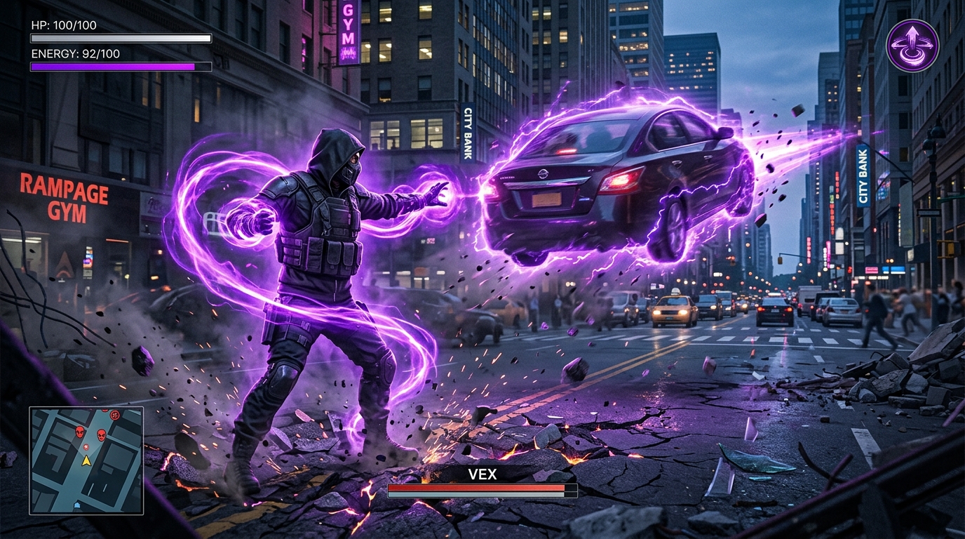 Telekinetic Force Push
